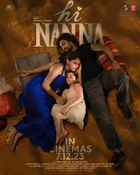Hi Nanna official poster featuring Mrunal Thakur